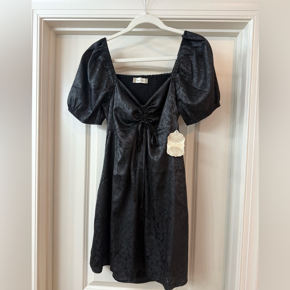 Altered State Black Backless Mini Dress NWT